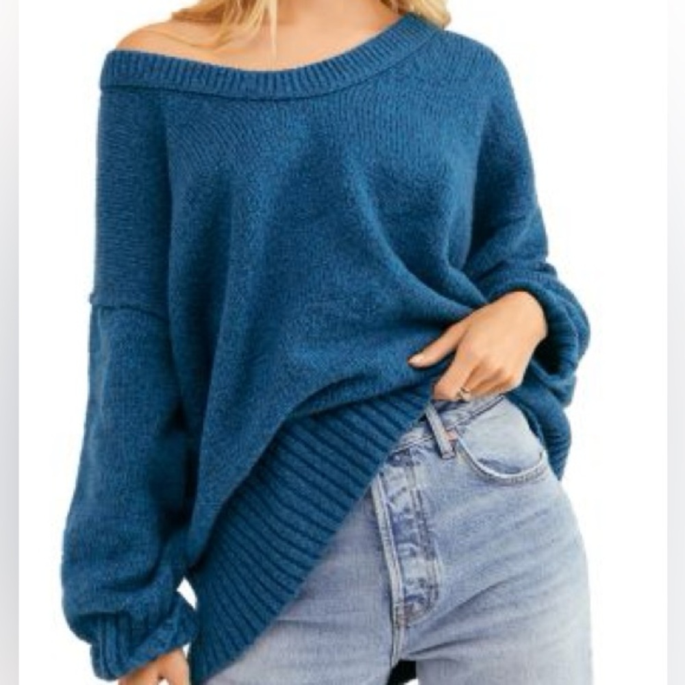 LIKE NEW {Free People} Brookside Tunic Sweater. Size XS.